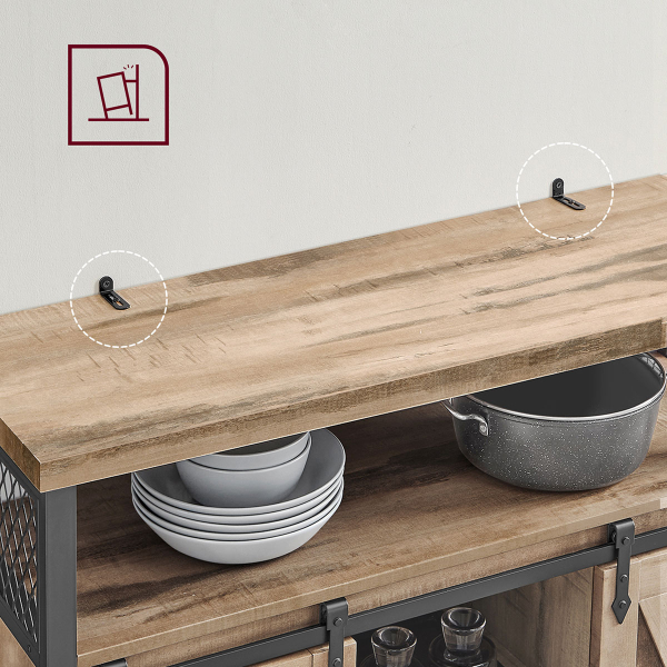 Μπουφές (100x33x80) Vasagle LSC092B50