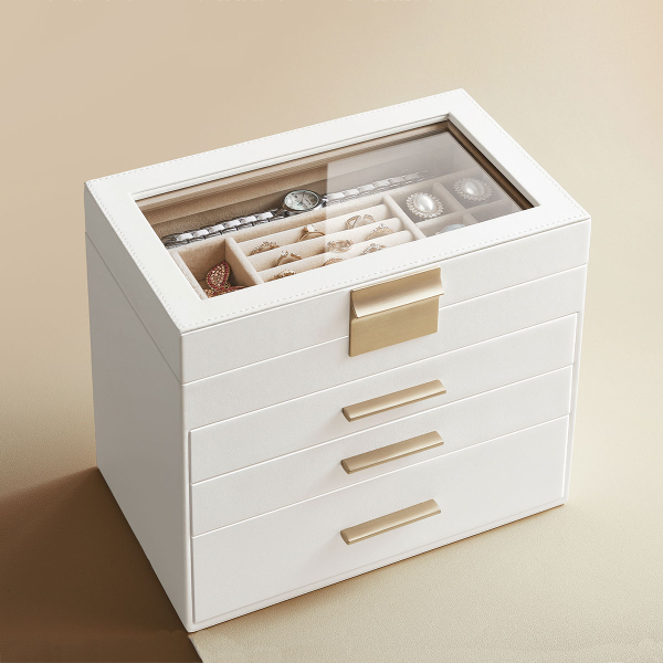 Μπιζουτιέρα Κουτί Με Συρτάρια (25.1x15.3x21.5) Songmics JBC161W01