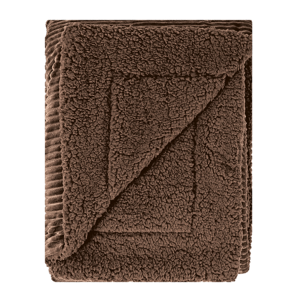 Διακοσμητικό Ριχτάρι Fleece/Κουβέρτα Καναπέ (130x180) Kentia Versus Spencer 04 Brown