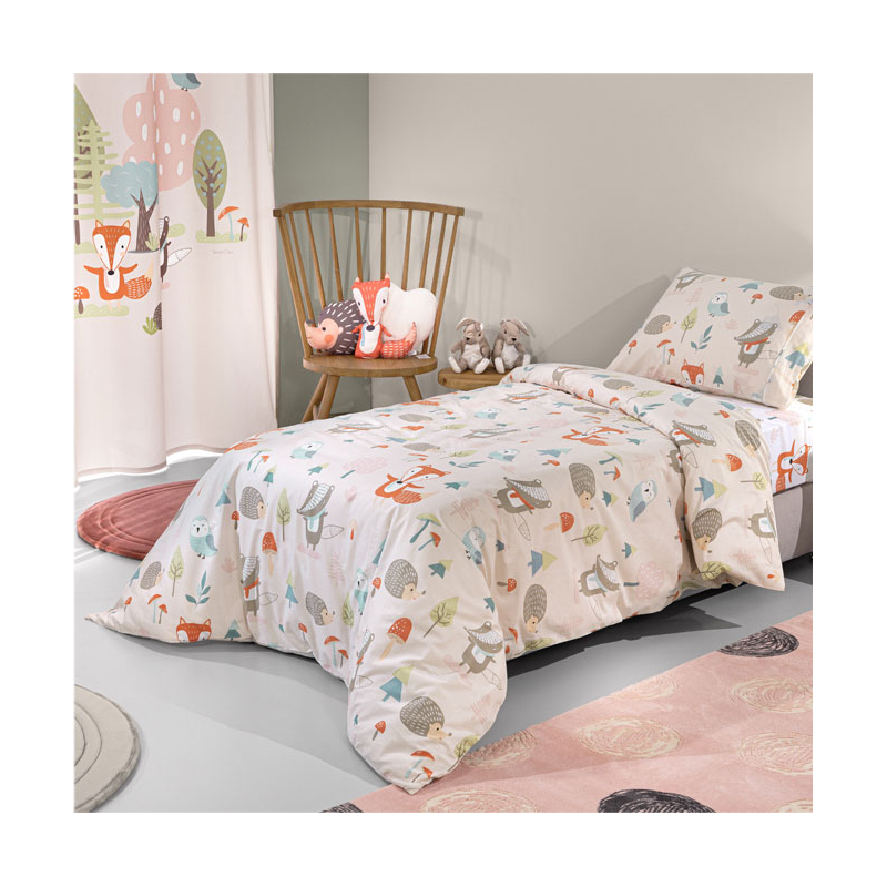 Σεντόνια Μονά (Σετ) Saint Clair Timber Pudra