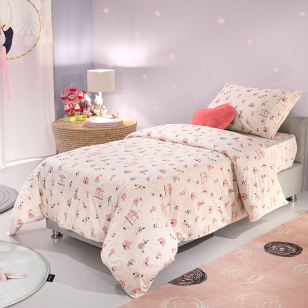 Σεντόνια Μονά (Σετ) Saint Clair Enjoy Pink