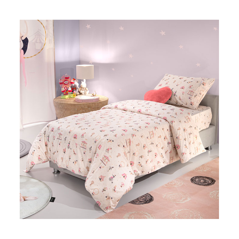 Σεντόνια Μονά (Σετ) Saint Clair Enjoy Pink