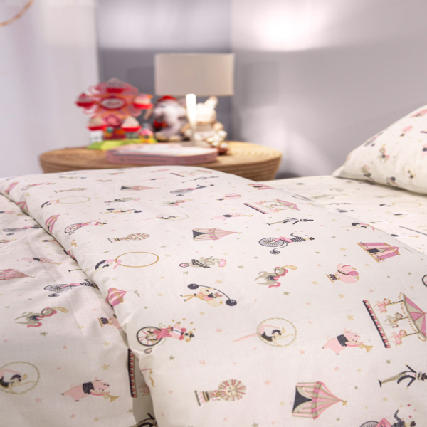 Σεντόνια Μονά (Σετ) Saint Clair Enjoy Pink