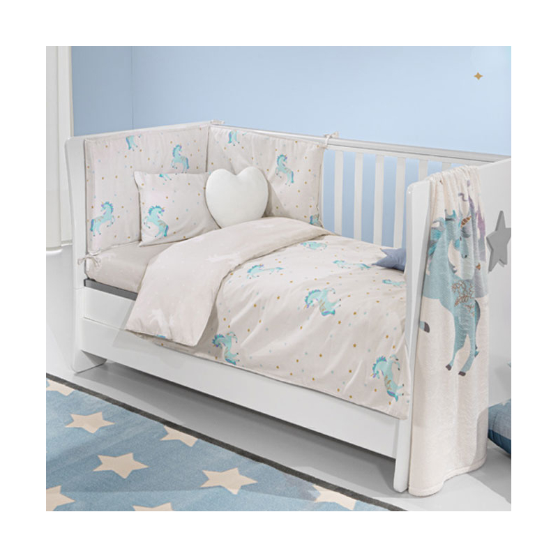 Σετ Κούνιας 3τμχ Saint Clair Pinto Aqua