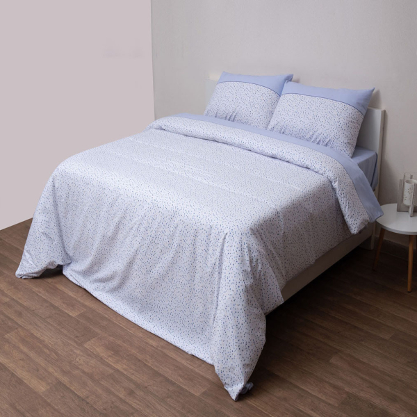 Σεντόνια King Size (Σετ) Viopros Fresh Νίνα Σιέλ