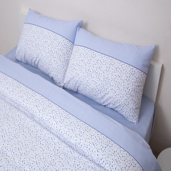 Σεντόνια King Size (Σετ) Viopros Fresh Νίνα Σιέλ