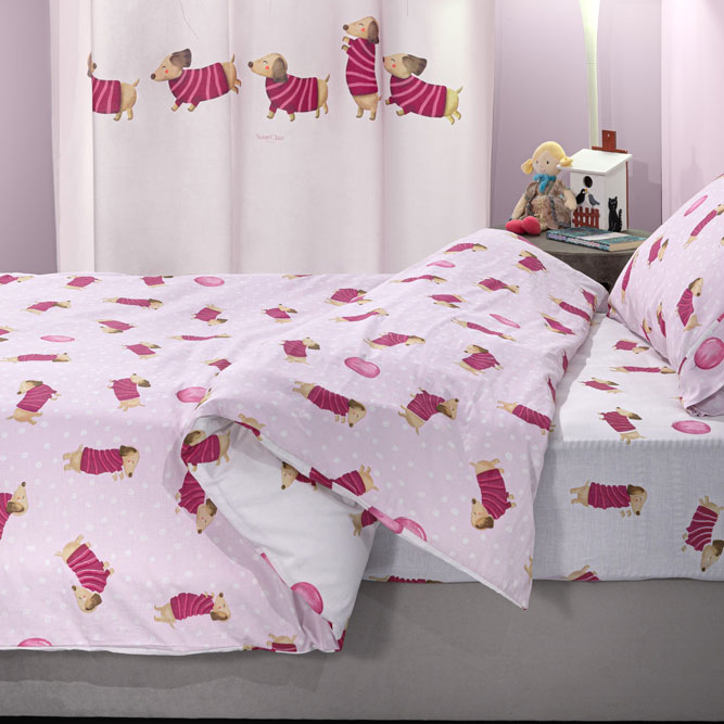 Παπλωματοθήκη Μονή (Σετ 165X225) 2 Όψεων Saint Clair Pet Fuchsia Home Παιδικά Λευκά Είδη Παπλωματοθήκες Παιδικές Spitishop