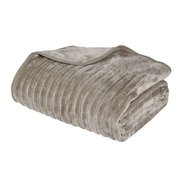 Κουβέρτα Βελουτέ Μονή (160x240) Das Home Velour 1350 Grey