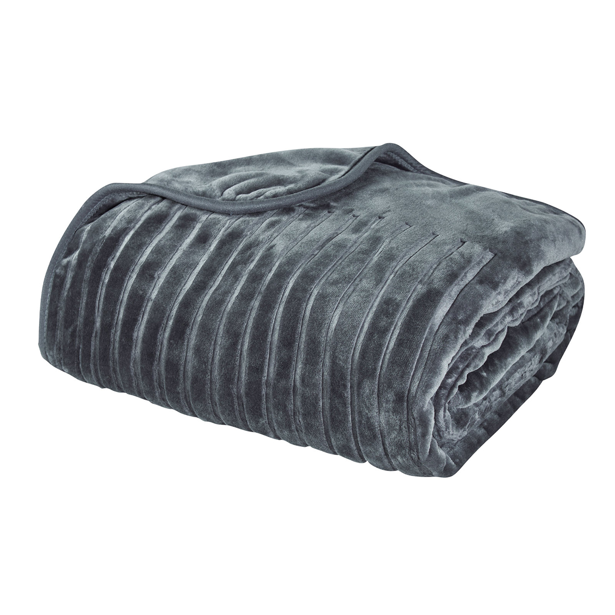 Κουβέρτα Βελουτέ Υπέρδιπλη (220X240) Das Home Velour 1349 D Grey Λευκά Είδη Κρεβατοκάμαρας Κουβέρτες Υπέρδιπλες Spitishop