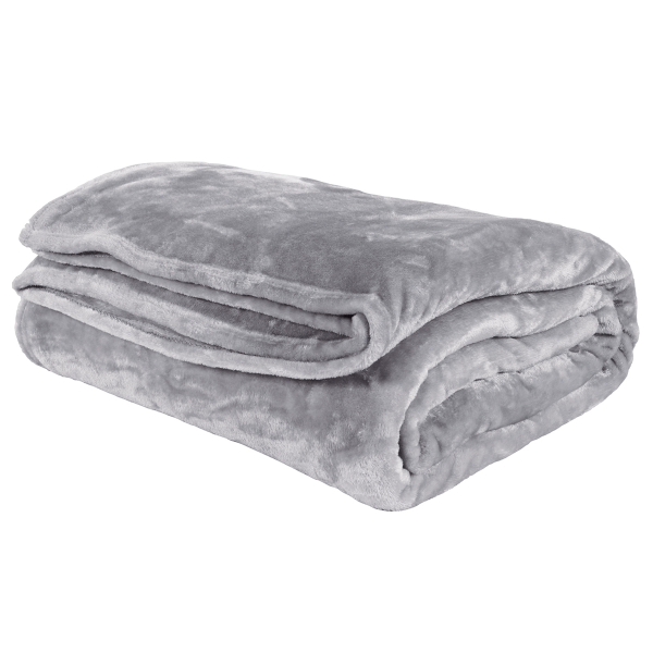 Κουβέρτα Fleece Μονή (160x220) Das Home Velour 1342 Grey