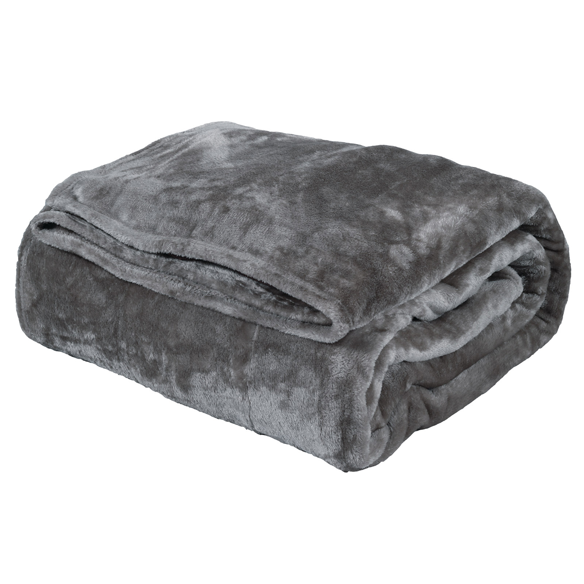 Κουβέρτα Fleece Υπέρδιπλη (220X240) Das Home Velour 1343 D Grey Λευκά Είδη Κρεβατοκάμαρας Κουβέρτες Υπέρδιπλες Spitishop