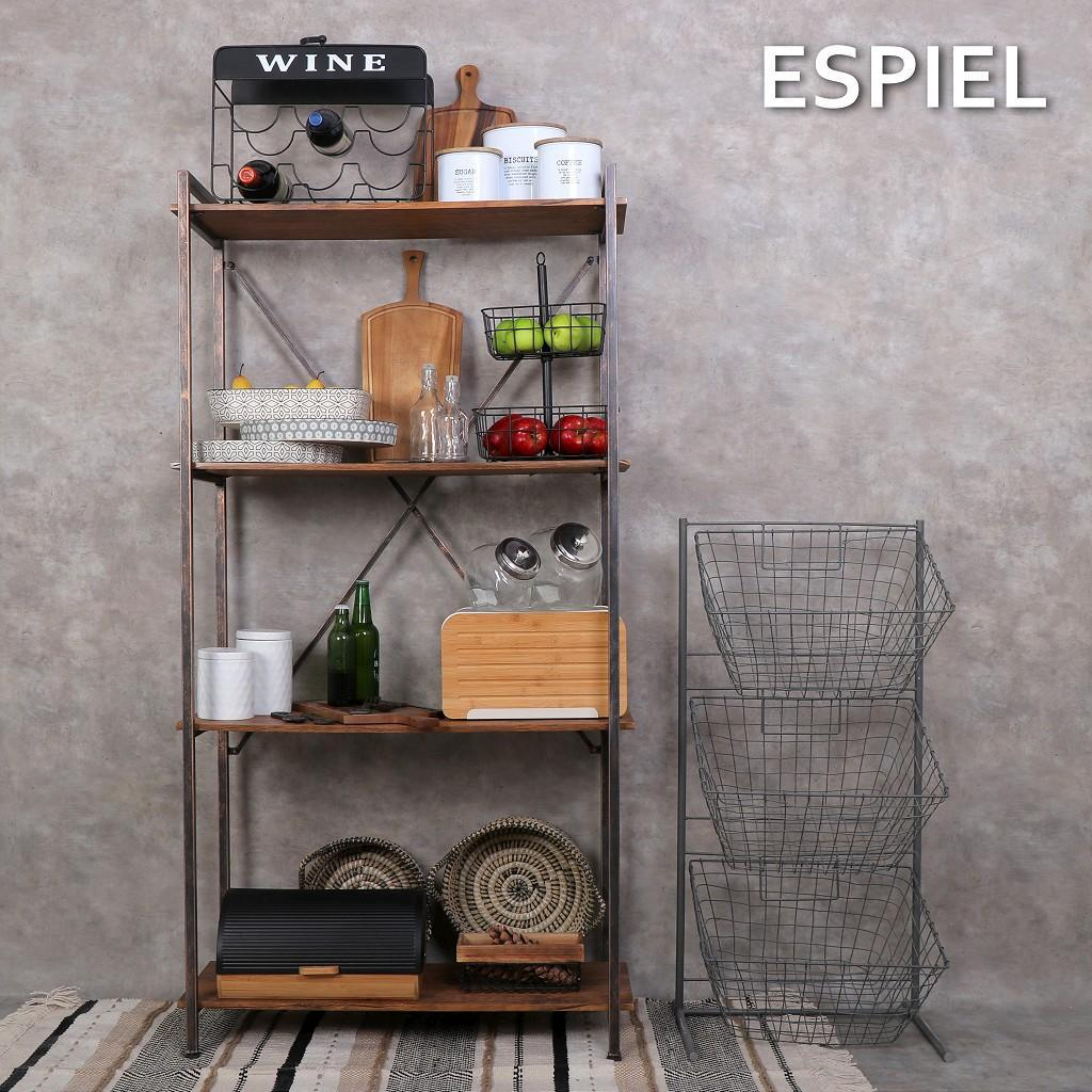 Μανάβης 3 Θέσεων Espiel Ast403 Home Οργάνωση & Αποθήκευση Κουζίνας Φρουτιέρες Spitishop