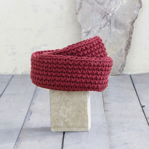 Καλάθι Αποθήκευσης (Φ19x16) Nima Panier Red