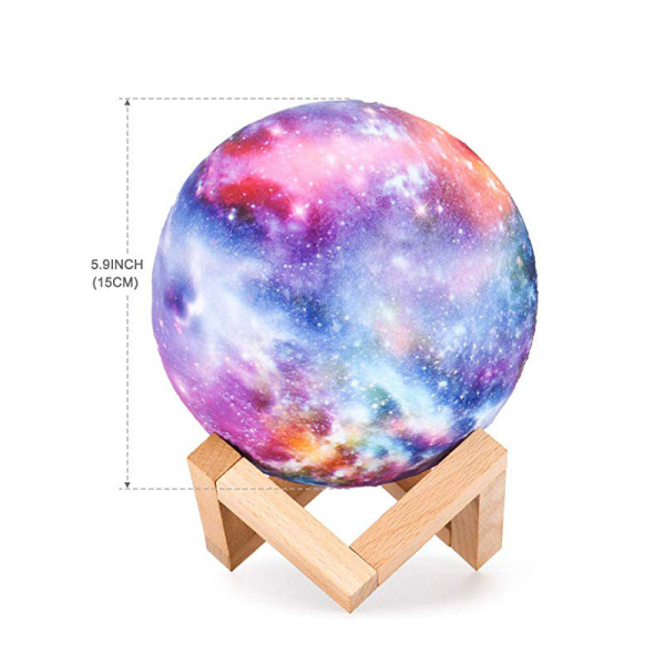 Επαναφορτιζόμενο Διακοσμητικό Φωτιστικό LED RGB Με Τηλεχειριστήριο Octopus 3d Galaxy