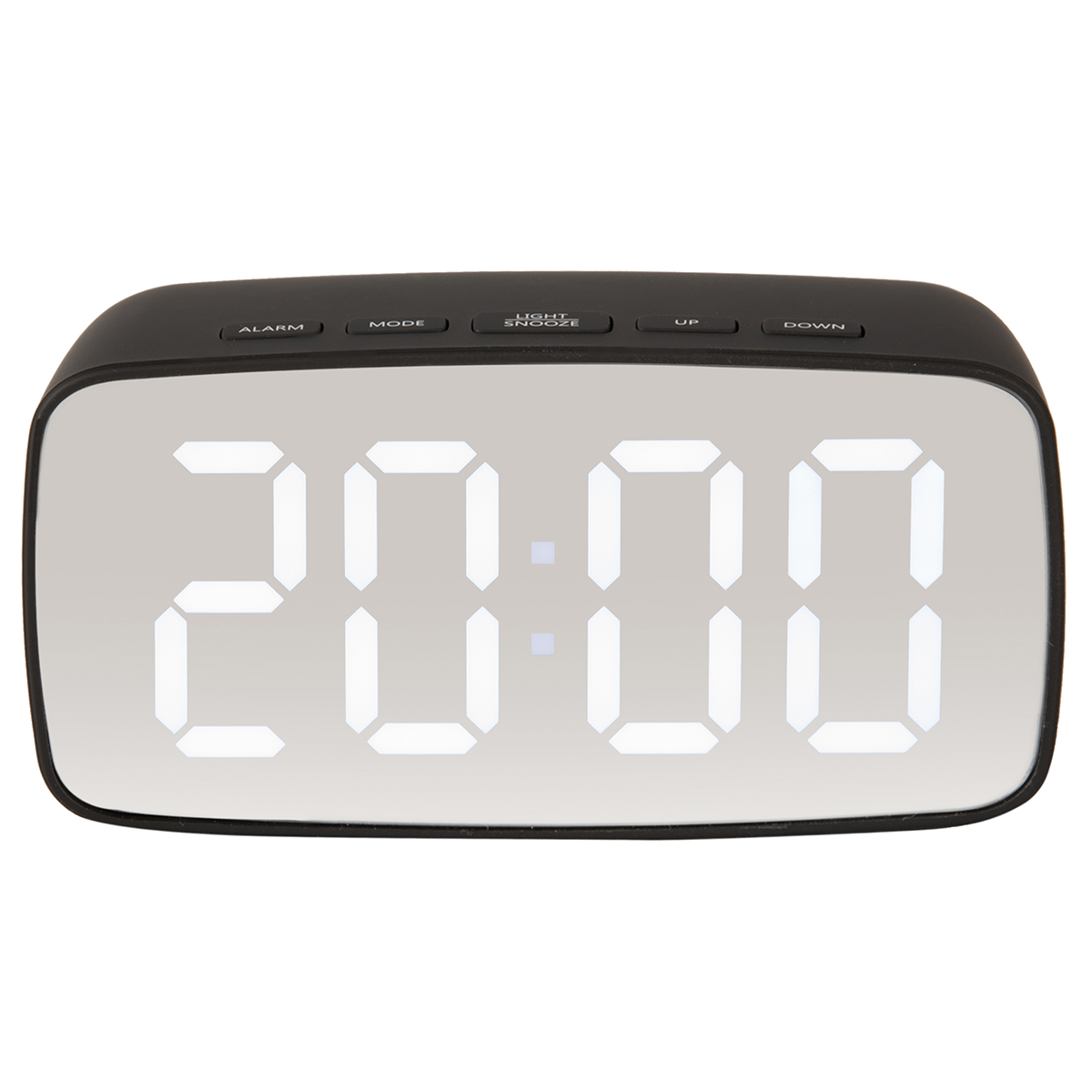 Ρολόι Επιτραπέζιο (12x4x6) – Ξυπνητήρι Karlsson Mirror Led Oval Black 261003