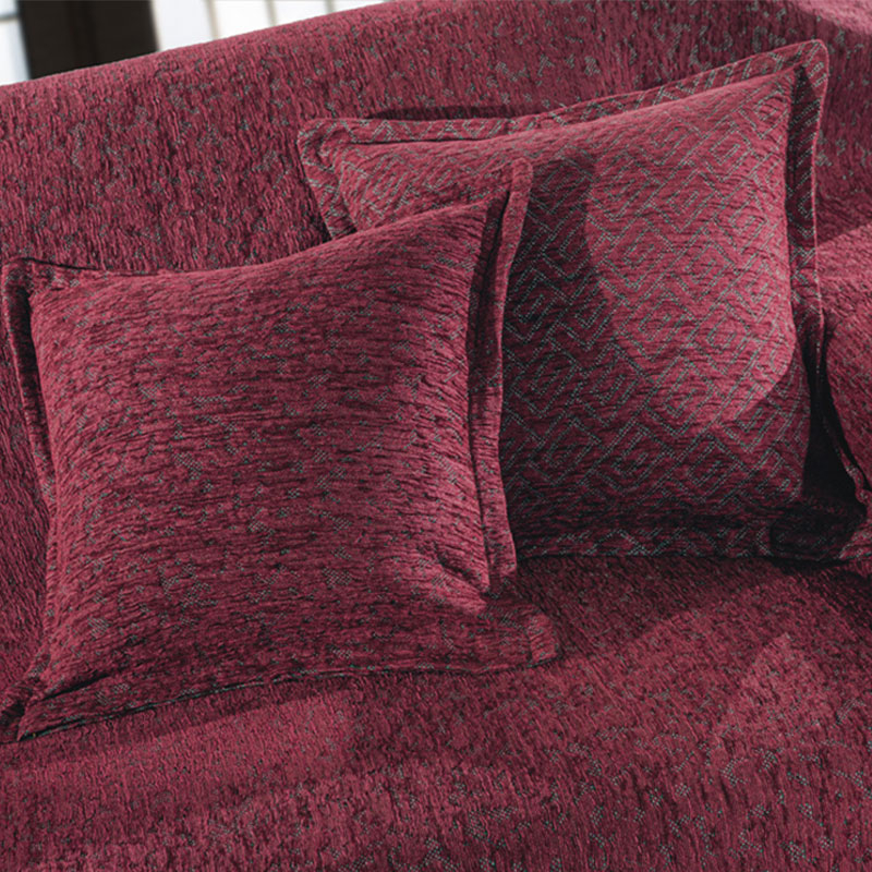 Διακοσμητική Μαξιλαροθήκη 2 Όψεων (45x45) Guy Laroche Matis Burgundy