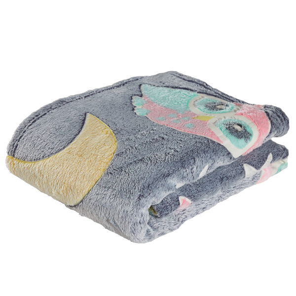 Φωσφοριζέ Κουβέρτα Fleece Αγκαλιάς (80x110) Das Home Blanket Line 4864