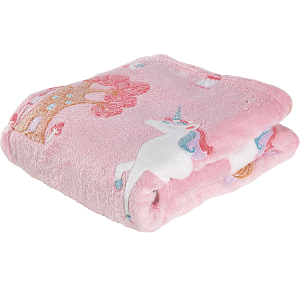 Φωσφοριζέ Κουβέρτα Fleece Αγκαλιάς (80x110) Das Home Blanket Line 4866