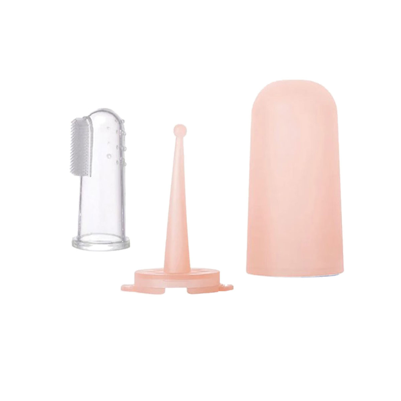 Δαχτυλική Οδοντόβουρτσα Σιλικόνης Saro Salmon 39283