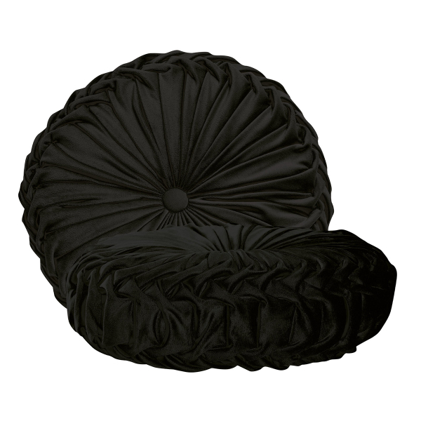 Διακοσμητικό Μαξιλάρι (Φ40) Das Home Cushions 0252 Black