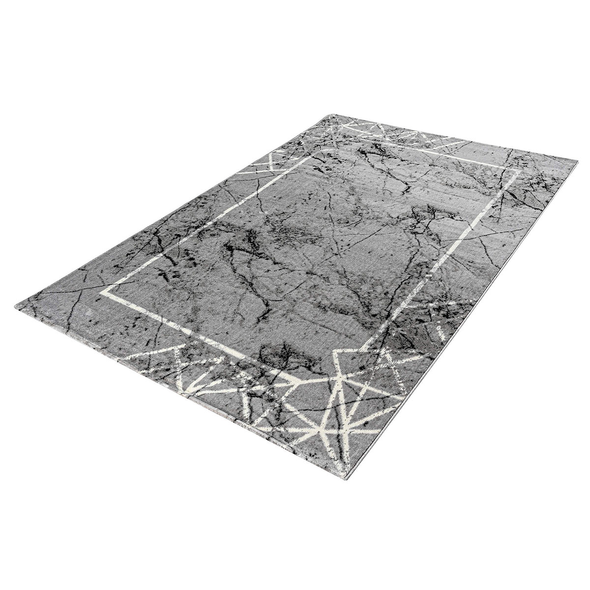 Χαλί (200X290) Polcarpet Estia 3748 Dark Grey Home Χαλιά Σαλονιού Spitishop