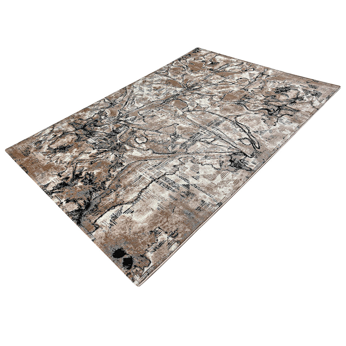 Χαλί (200X290) Polcarpet Estia 230 Beige Brown Home Χαλιά Σαλονιού Spitishop