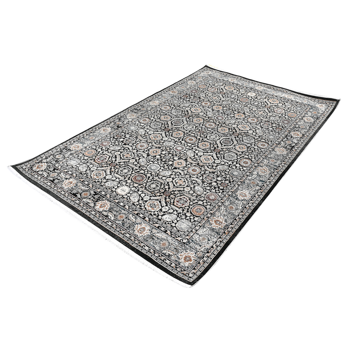 Χαλί (160X230) Polcarpet Dalia 449 Black Multy Home Χαλιά Σαλονιού Spitishop