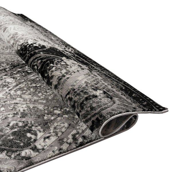 Χαλί (160x230) Polcarpet Damask 3572 Grey Black