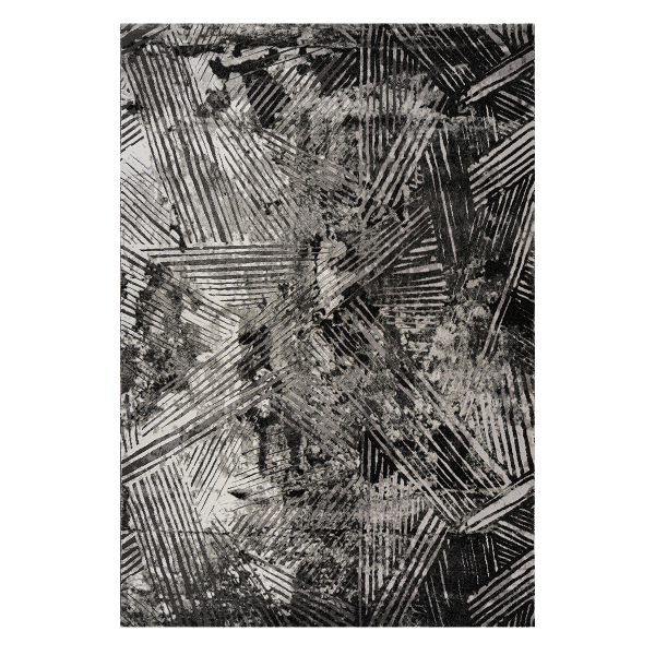 Χαλί (160x230) Polcarpet Damask 3575 Grey Black