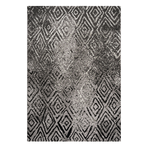 Χαλί (160x230) Polcarpet Damask 3889 Grey Black