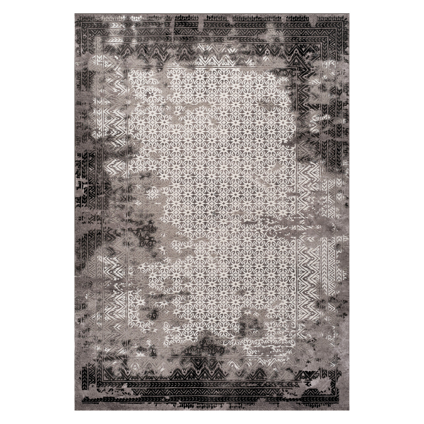 Χαλί (160x230) Polcarpet Damask 9362 Grey Black