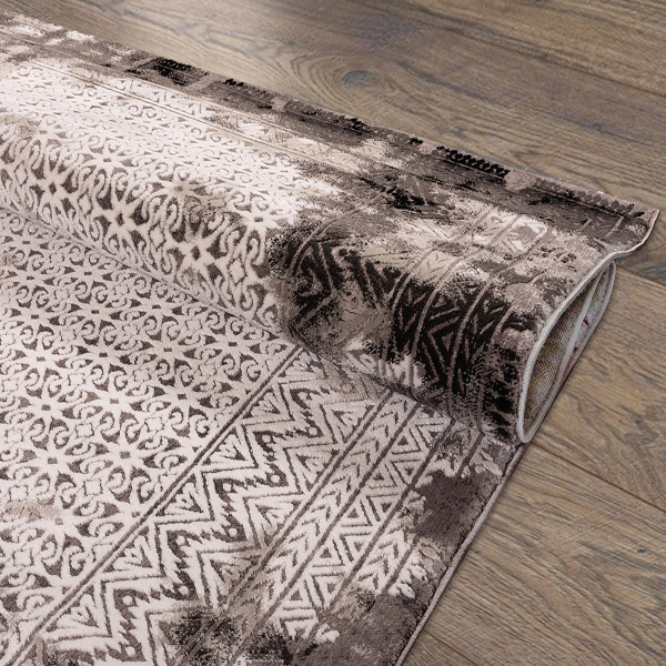 Χαλί (160x230) Polcarpet Damask 9362 Grey Black