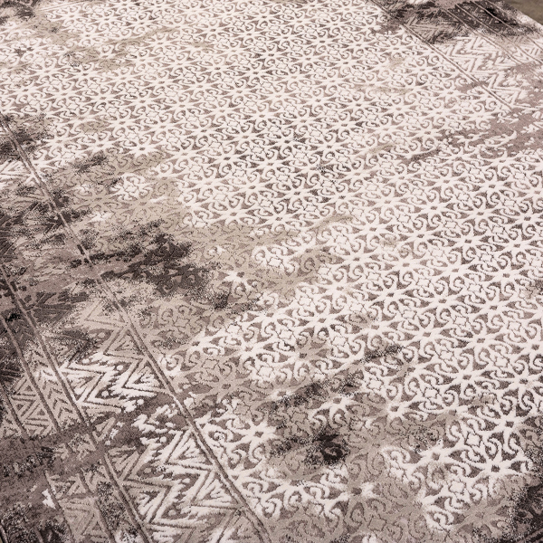 Χαλί (160x230) Polcarpet Damask 9362 Grey Black