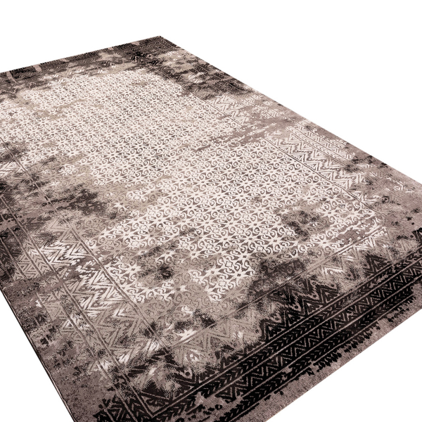 Χαλί (160x230) Polcarpet Damask 9362 Grey Black
