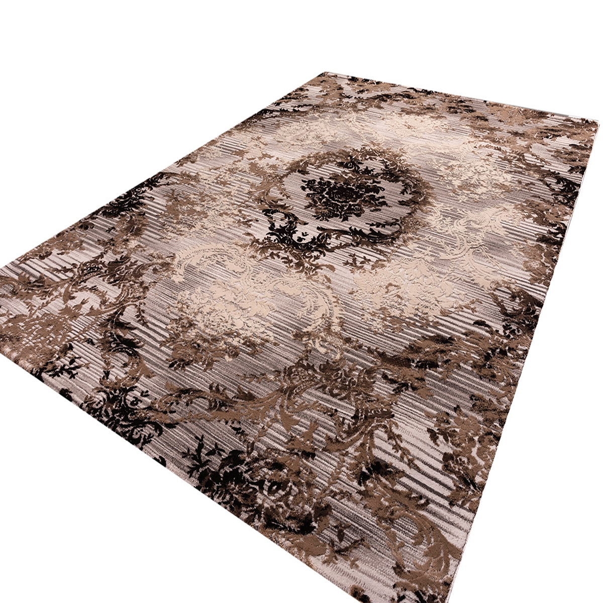Χαλί (160X230) Polcarpet Damask 9374 Beige Grey Home Χαλιά Σαλονιού Spitishop