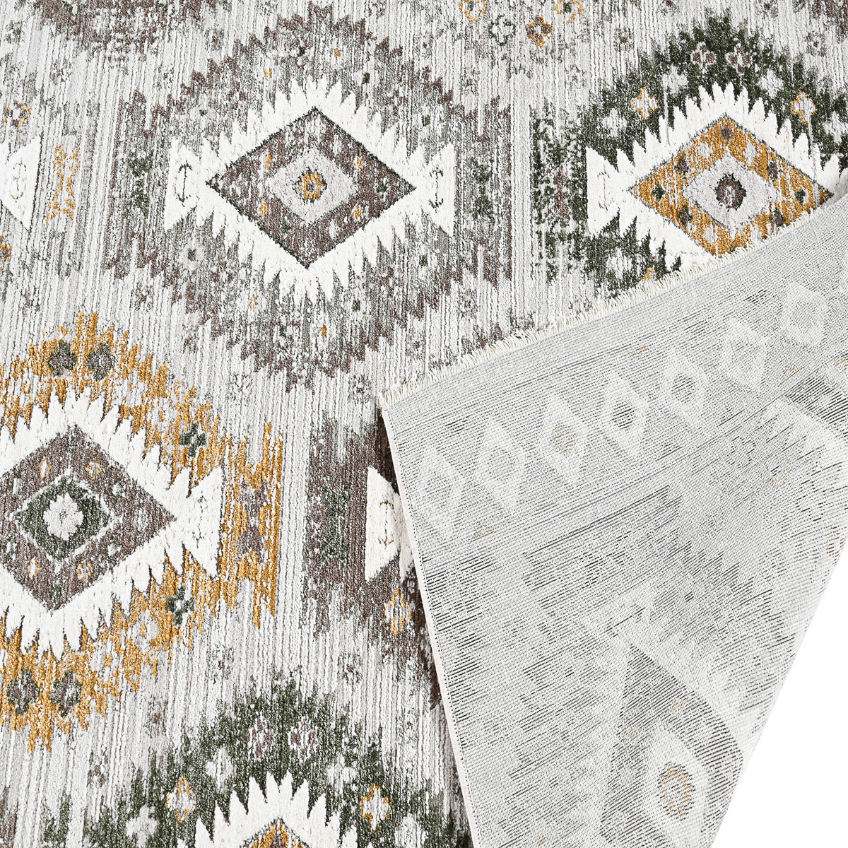 Χαλί (165X240) Polcarpet Havana Aztec 234 Mink Home Χαλιά Σαλονιού Spitishop