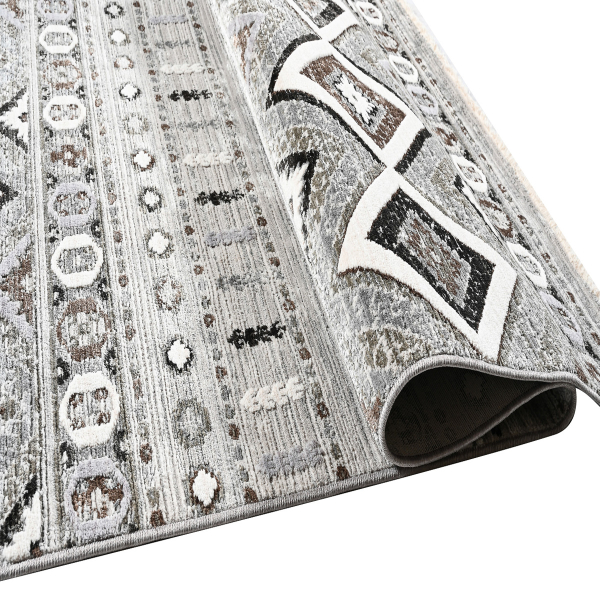 Χαλιά Κρεβατοκάμαρας (Σετ 3τμχ) Polcarpet Havana Aztec 619 Grey