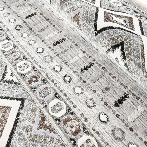 Χαλιά Κρεβατοκάμαρας (Σετ 3τμχ) Polcarpet Havana Aztec 619 Grey
