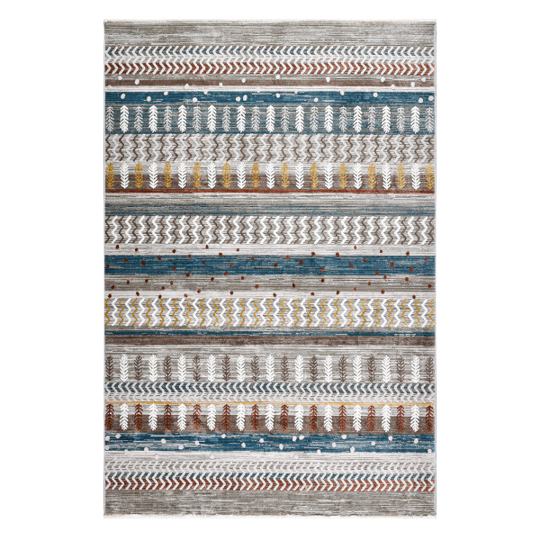 Χαλί (133x195) Polcarpet Havana Aztec 807 Blue Grey