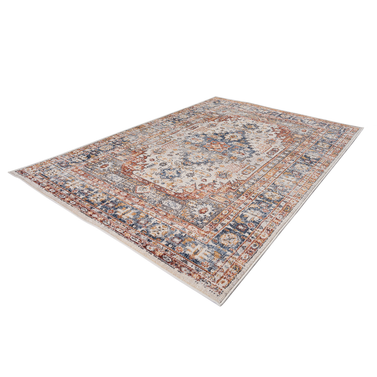 Χαλί (160X230) Polcarpet Memory 447 Beige Blue Home Χαλιά Σαλονιού Spitishop