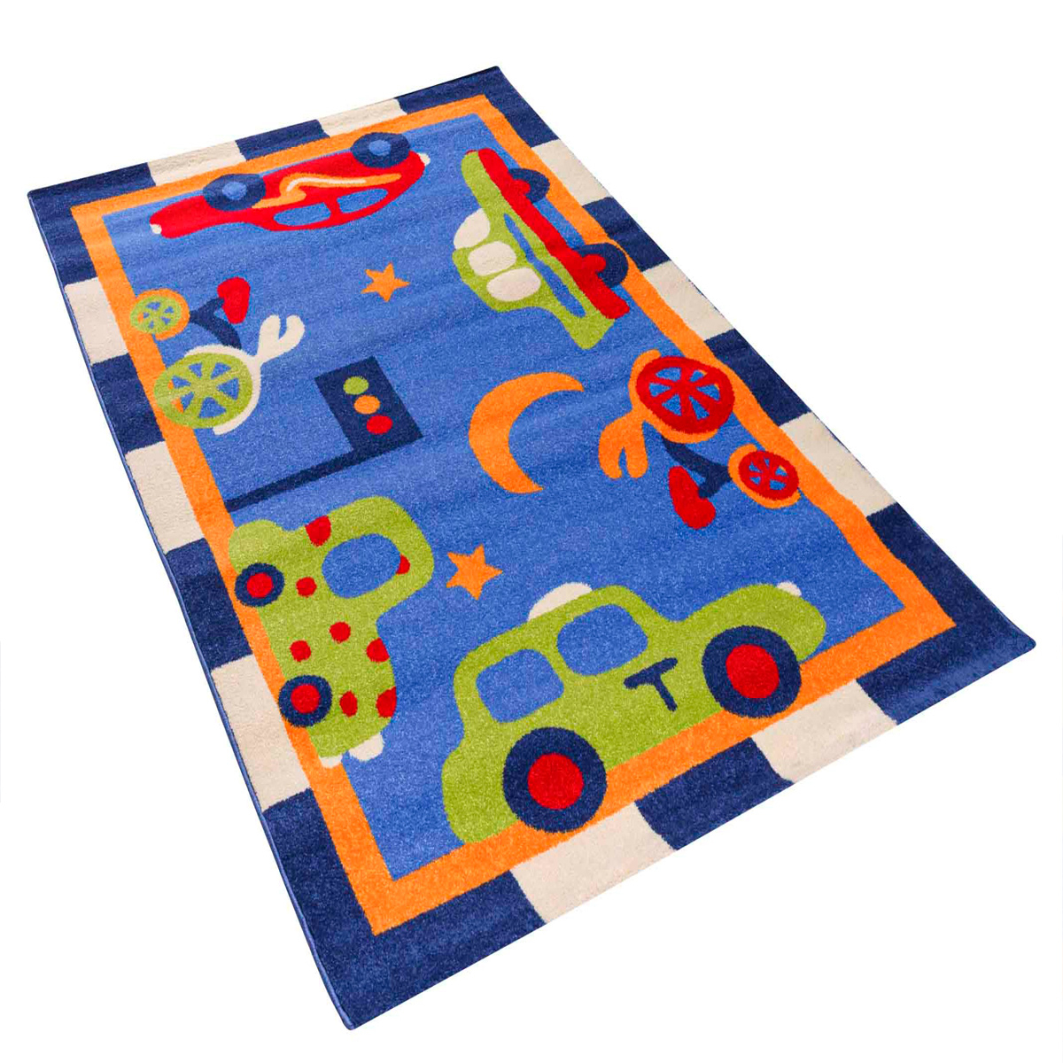 Παιδικό Χαλί (133X190) Polcarpet Star 645 Cars Home Χαλιά Βρεφικά & Παιδικά Spitishop