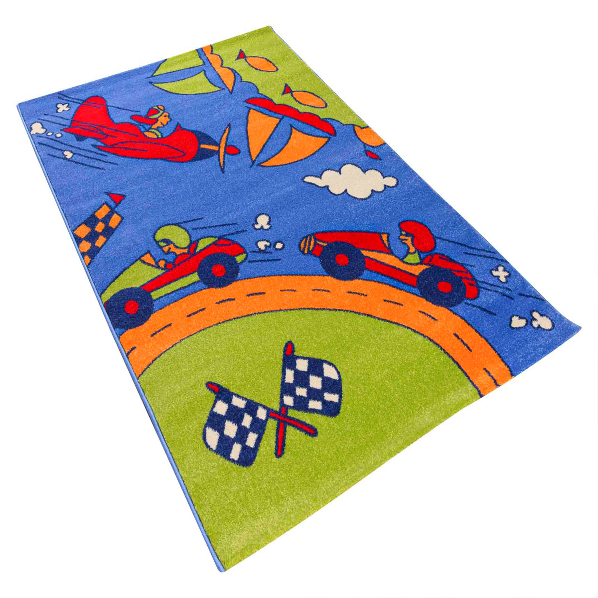 Παιδικό Χαλί (133X190) Polcarpet Star 646 Airplane Home Χαλιά Βρεφικά & Παιδικά Spitishop