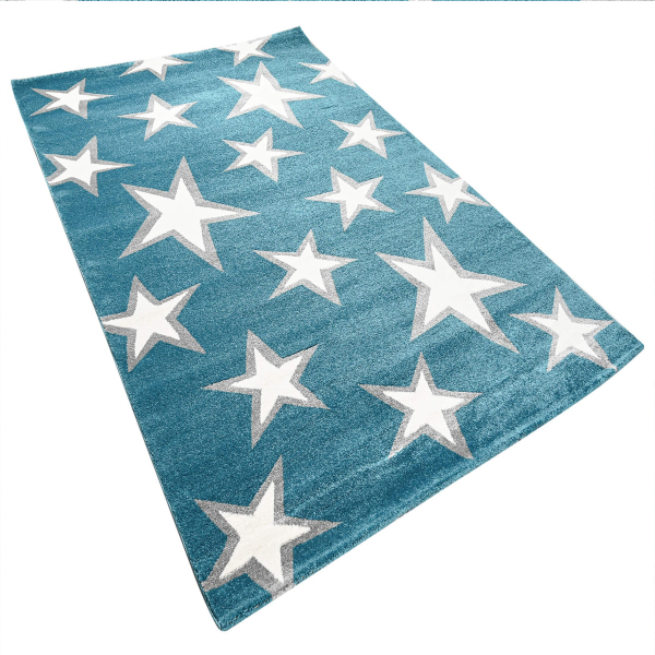 Παιδικό Χαλί (200x290) Polcarpet Star 1589 Turquoise