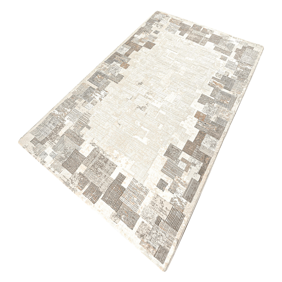 Χαλί (160X230) Polcarpet Venice Merry 234 Vison Gold Home Χαλιά Σαλονιού Spitishop