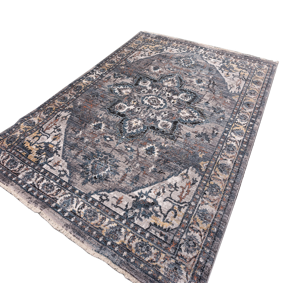 Χαλί (170X240) Polcarpet Ziegler 3087 Light Grey-D Grey Home Χαλιά Σαλονιού Spitishop