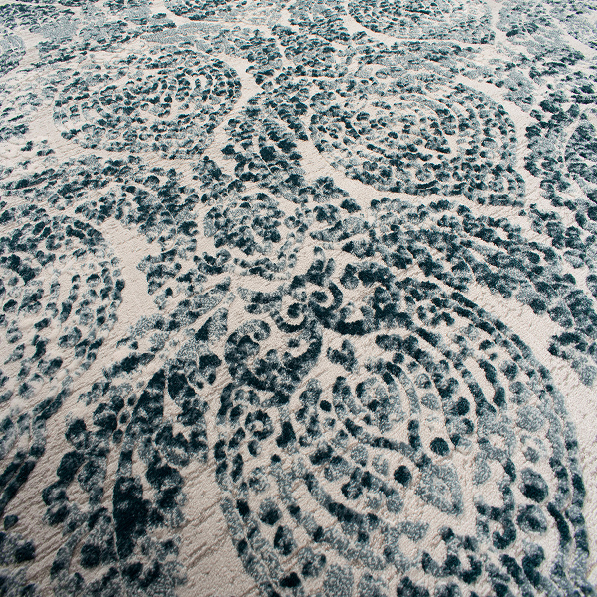 Χαλί (160X230) Polcarpet Oscar 7040 Blue Cream Home Χαλιά Σαλονιού Spitishop