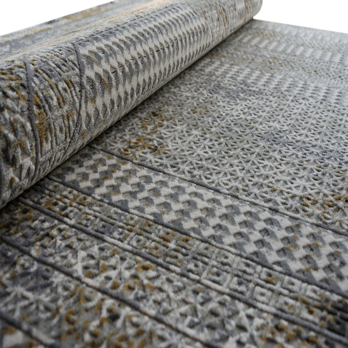 Χαλί (160X230) Polcarpet Oscar 8210 Cream Grey Home Χαλιά Σαλονιού Spitishop