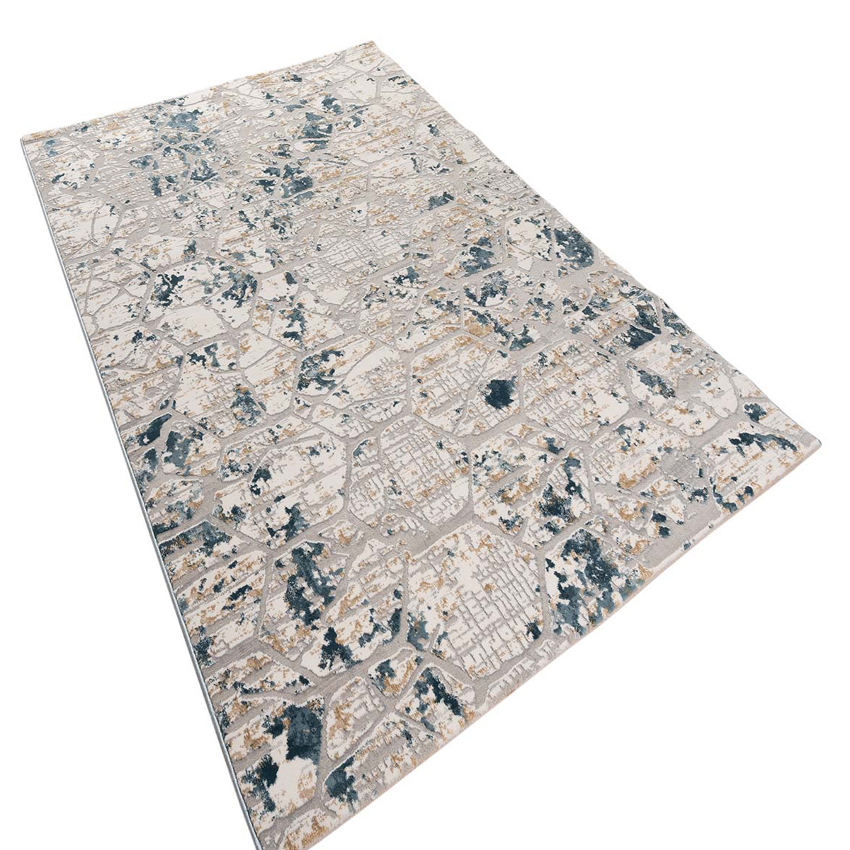 Χαλί (160X230) Polcarpet Oscar 8962 Blue Home Χαλιά Σαλονιού Spitishop