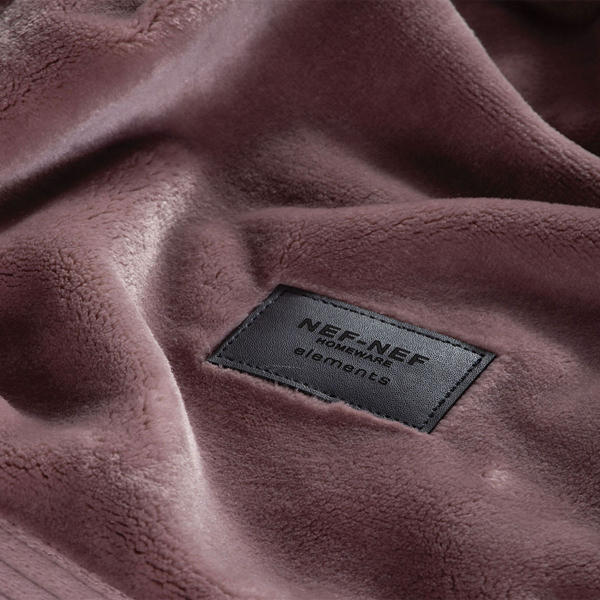 Κουβέρτα Βελουτέ Υπέρδιπλη (230x240) Nef-Nef Elements Velosso Pink