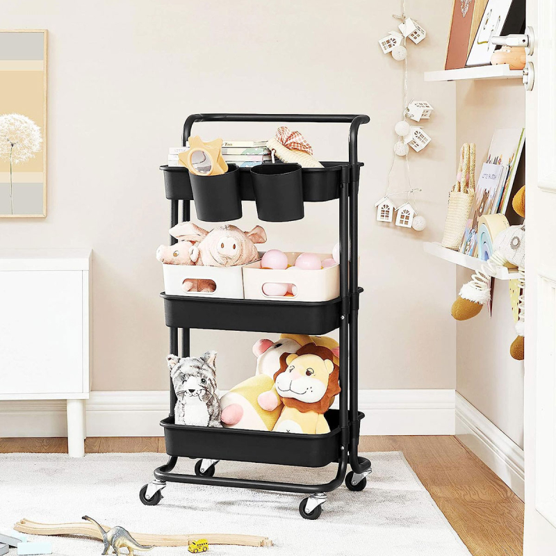 Τρόλεϊ/Ραφιέρα 3 Θέσεων (41.6x33.5x86.3) Songmics BSC067B01